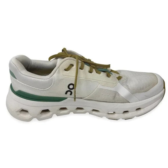 On Cloudrunner 2 Running Shoes Mens 10 White Green Sneakers 3ME10142404 - Picture 5 of 11